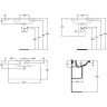 Раковина IDEAL STANDARD CONNECT 85см E812701